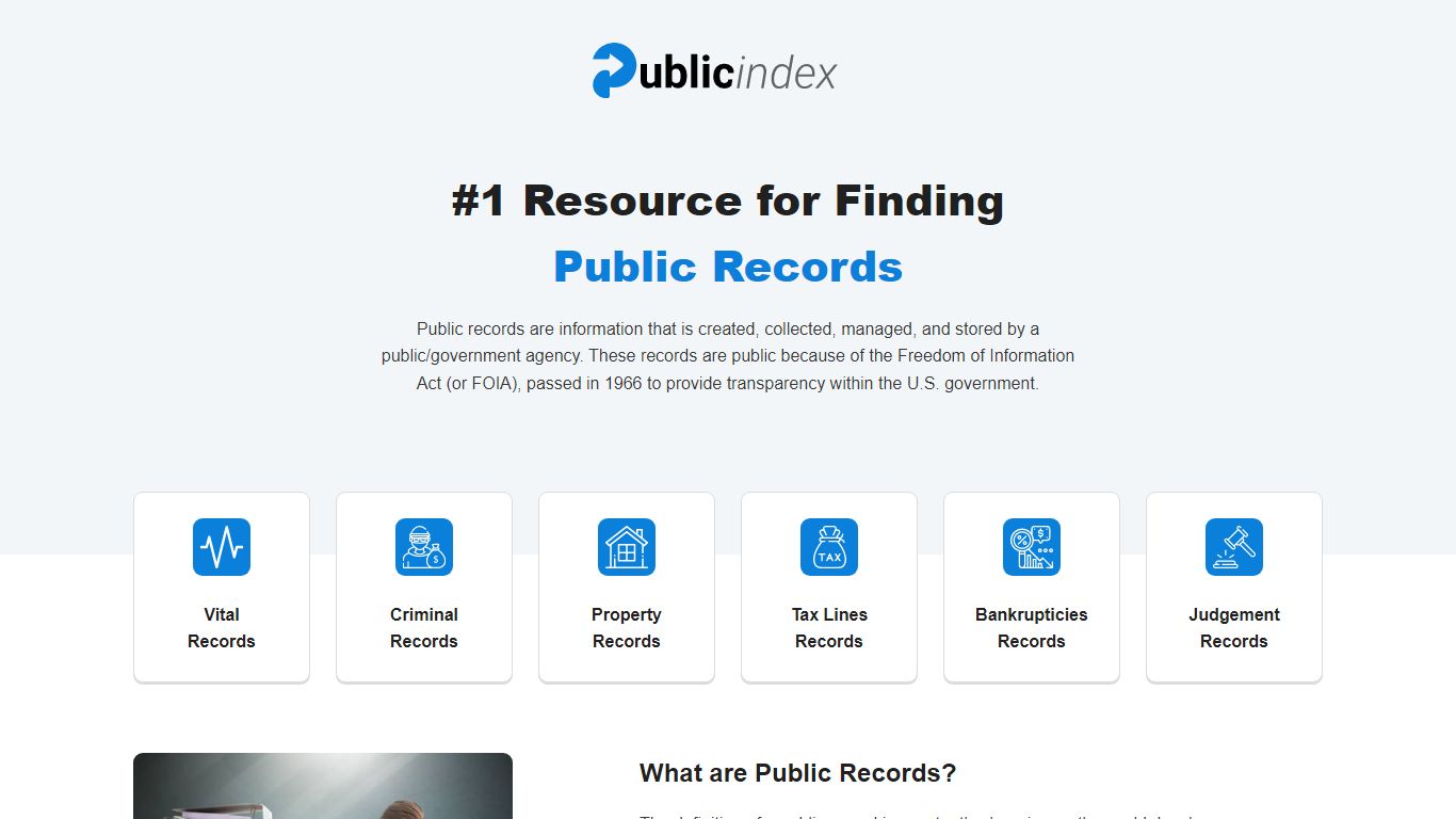 ThePublicIndex - Search United States Public Records Index